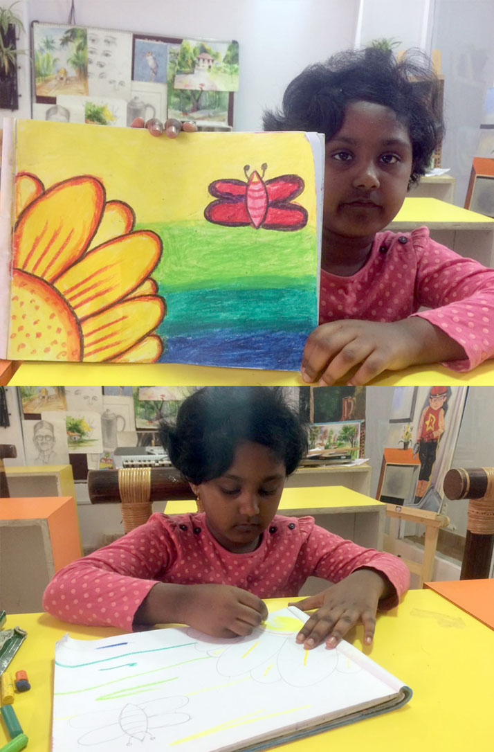 Oil Pastels Art